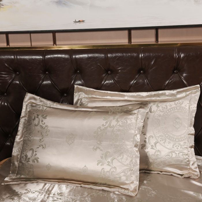 Jacquard Silk Satin Duvet Cover Sets