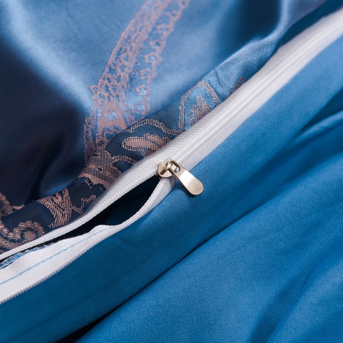 Jacquard Silk Satin Duvet Cover Sets