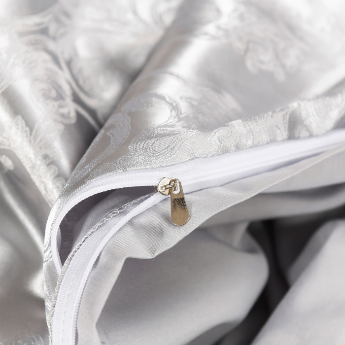 Jacquard Silk Satin Duvet Cover Sets