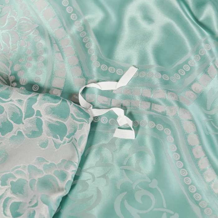 Jacquard Silk Satin Duvet Cover Sets