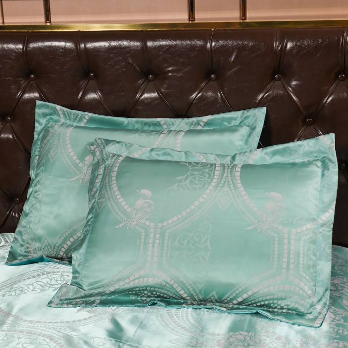 Jacquard Silk Satin Duvet Cover Sets