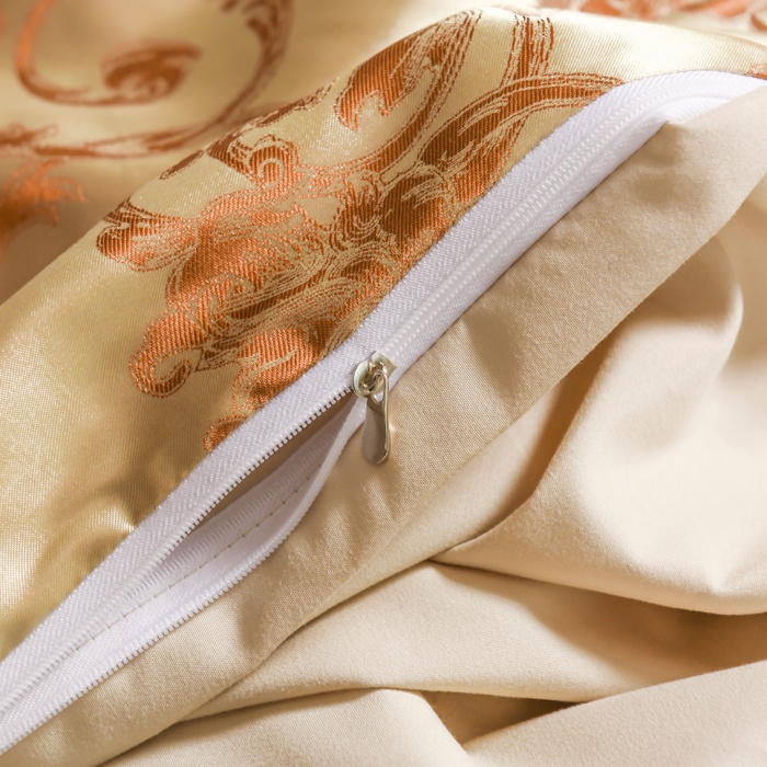 Jacquard Silk Satin Duvet Cover Sets