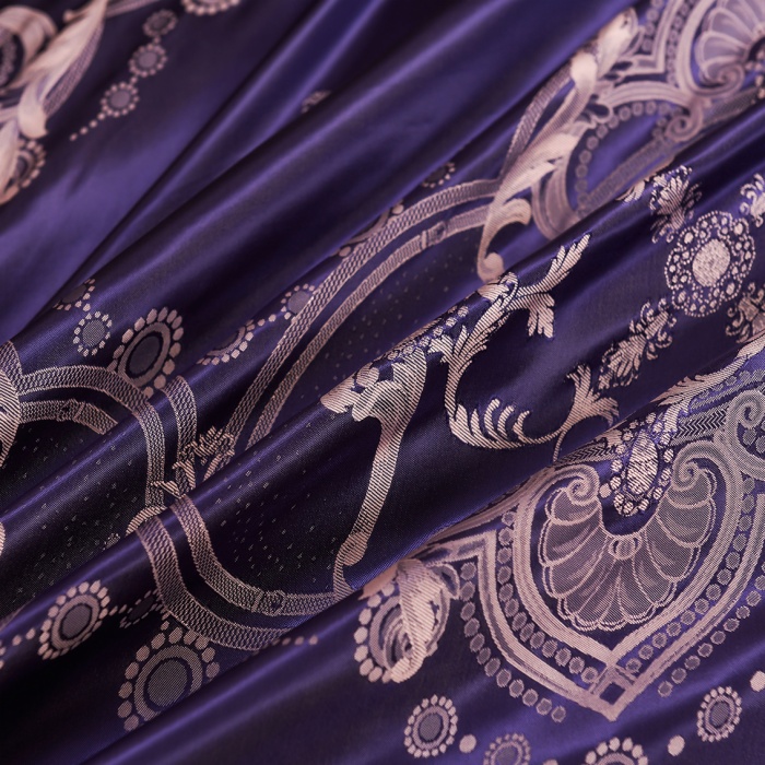 Jacquard Silk Satin Duvet Cover Sets