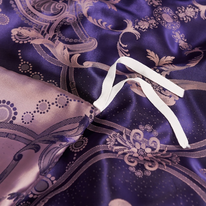 Jacquard Silk Satin Duvet Cover Sets