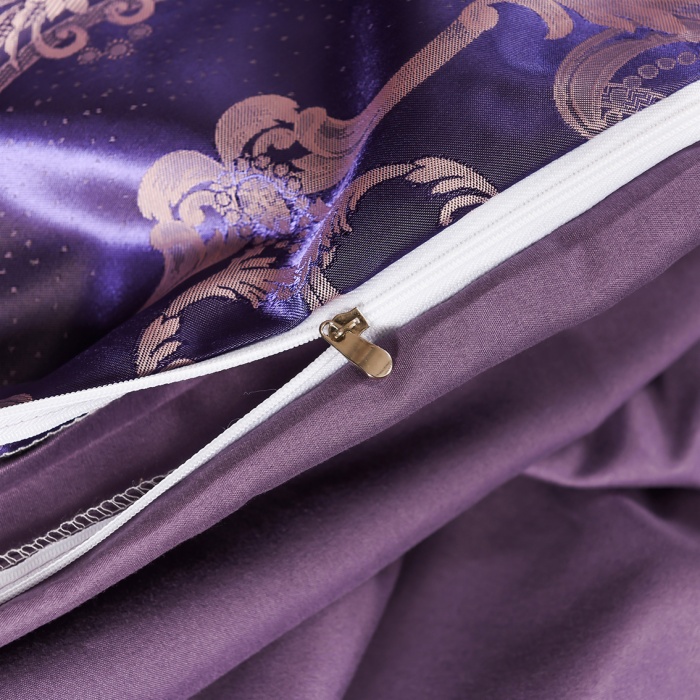 Jacquard Silk Satin Duvet Cover Sets