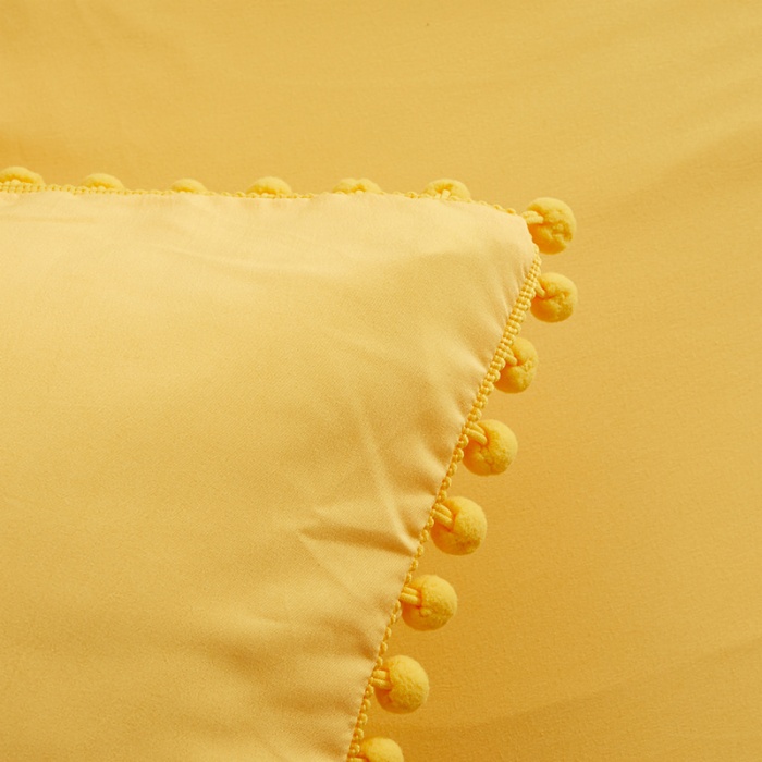 Pom Pom Fringe Duvet Cover Set of 3