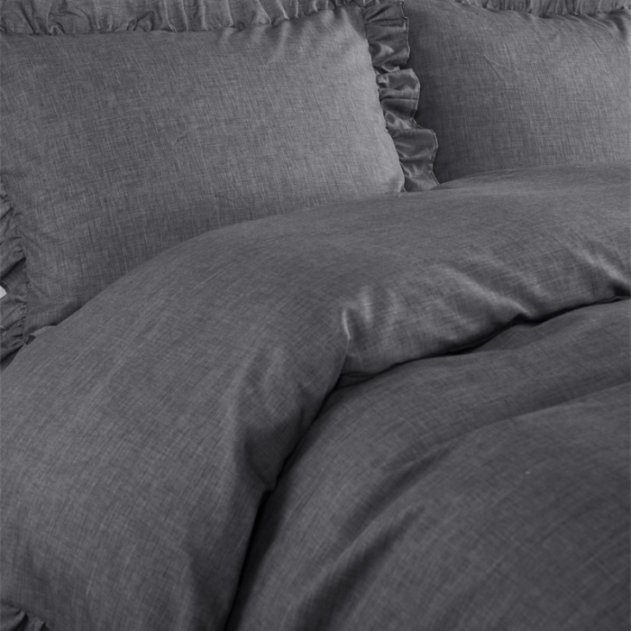 Corrugated Edge Duvet Covers 3 Pieces